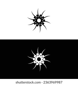 Circle vector logo template design . Circle icon illustration	