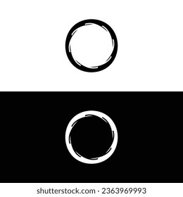 Circle vector logo template design . Circle icon illustration	