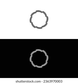Circle vector logo template design . Circle icon illustration	