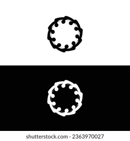 Circle vector logo template design . Circle icon illustration	