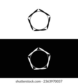 Circle vector logo template design . Circle icon illustration	