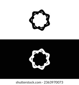 Circle vector logo template design . Circle icon illustration	
