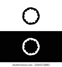 Circle vector logo template design . Circle icon illustration	