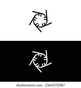 Circle vector logo template design . Circle icon illustration	