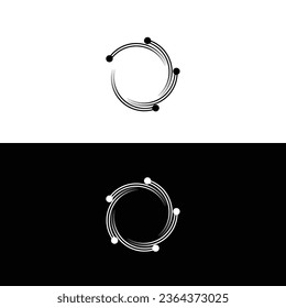 Circle vector logo template design . Circle icon illustration	