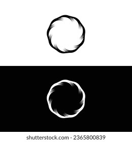Circle vector logo template design . Circle icon illustration	