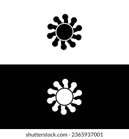 Diseño de la plantilla de logotipo de vector circular . Ilustración de icono circular