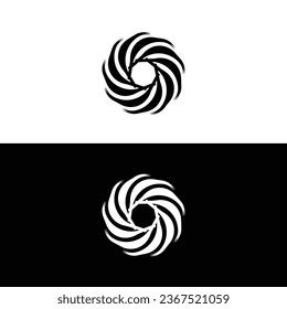 Circle vector logo template design	