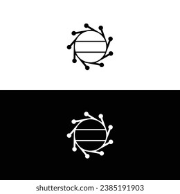 Circle vector logo template design . 