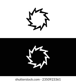 Circle vector logo template icon design 