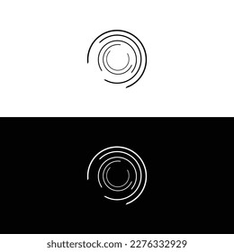 Circle vector logo template illustration 