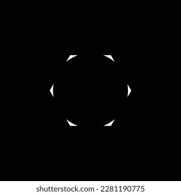 Ilustración de la plantilla de logotipo del vector de círculo 