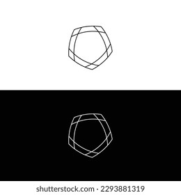 Circle vector logo template illustration 