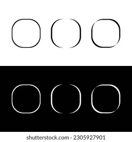Circle vector logo template illustration  