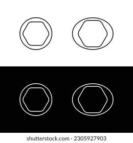 Ilustración de la plantilla de logotipo del vector de círculo  