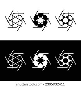 Circle vector logo template illustration 