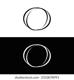 Ilustración de la plantilla de logotipo del vector de círculo  