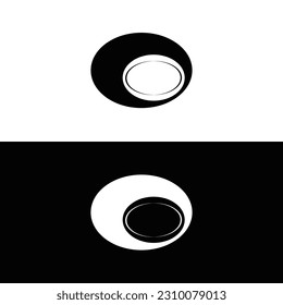 Circle vector logo template illustration  