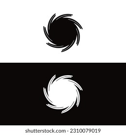 Circle vector logo template illustration  