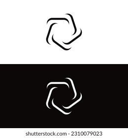 Circle vector logo template illustration  