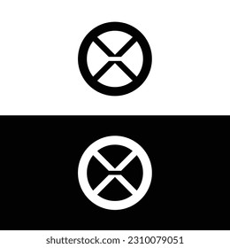 Ilustración de la plantilla de logotipo del vector de círculo  
