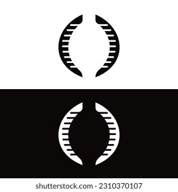 Circle vector logo template illustration . Circle icon logo  