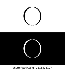 Ilustración de la plantilla del logotipo del vector de círculo. Diseño del logotipo del icono circular 