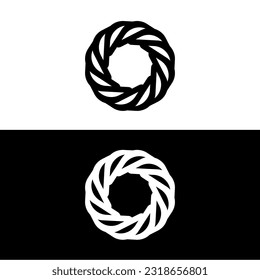 Circle vector logo template illustration design 