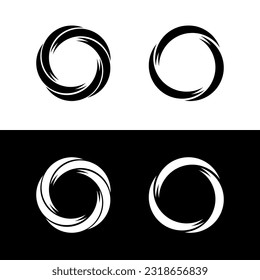 Circle vector logo template illustration design 