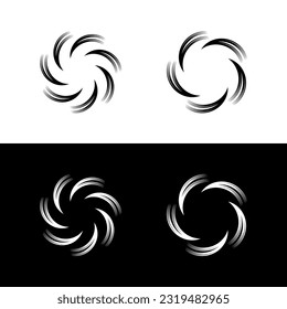 Circle vector logo template illustration  