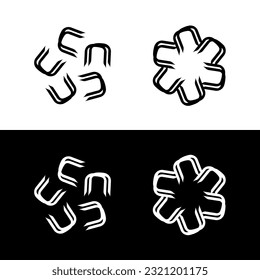 Circle vector logo template illustration . Circle icon logo 