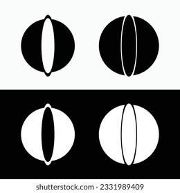 Circle vector logo template illustration 