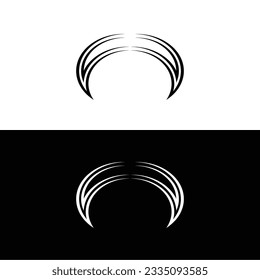 Circle vector logo template illustration 