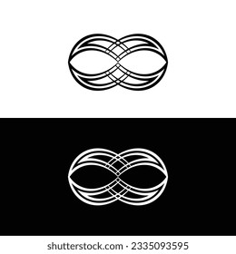 Circle vector logo template illustration 