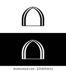 Ilustración de la plantilla de logotipo del vector de círculo 