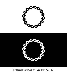 Circle vector logo template illustration  