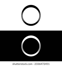 Circle vector logo template illustration  