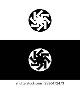 Circle vector logo template illustration  