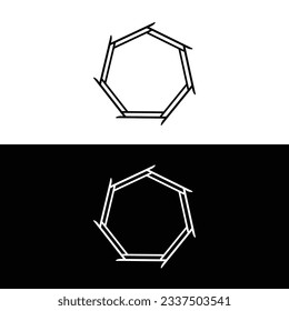 Circle vector logo template illustration  