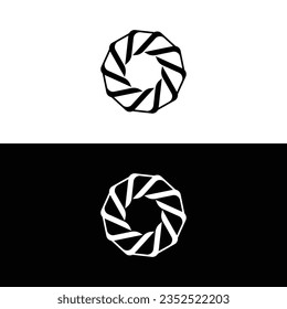 Circle vector logo template illustration	