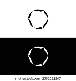 Circle vector logo template illustration	