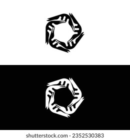 Circle vector logo template  illustration  