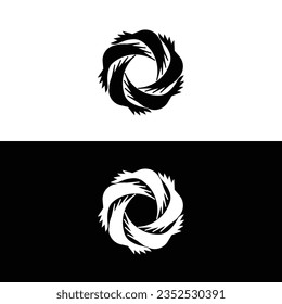 Circle vector logo template  illustration  