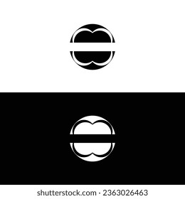 Circle vector logo template illustration .Circle icon logo  