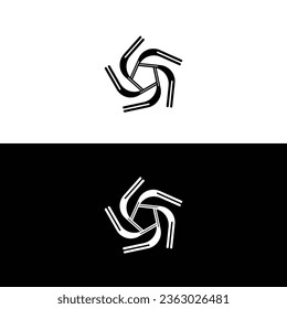 Circle vector logo template illustration .Circle icon logo  