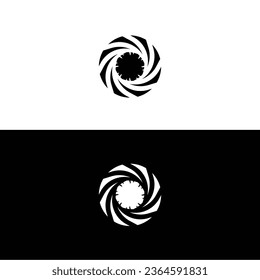 Circle vector logo template illustration	