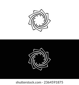 Circle vector logo template illustration	