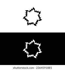 Circle vector logo template illustration	
