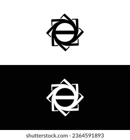 Circle vector logo template illustration	
