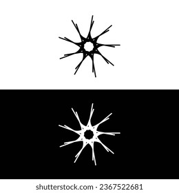 Circle vector logo template illustration	
